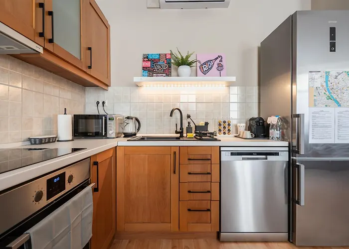Apartmán Sarah's With Pool, Wellness Budapešť